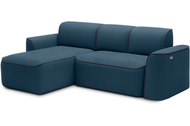 Ume 4-personers Sofa med Chaiselong - Blå - Møbler - Sofaer - Sofa med chaiselong