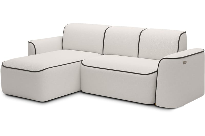 Ume 4-personers Sofa med Divan - Hvid - Møbler - Sofaer - Sofa med chaiselong