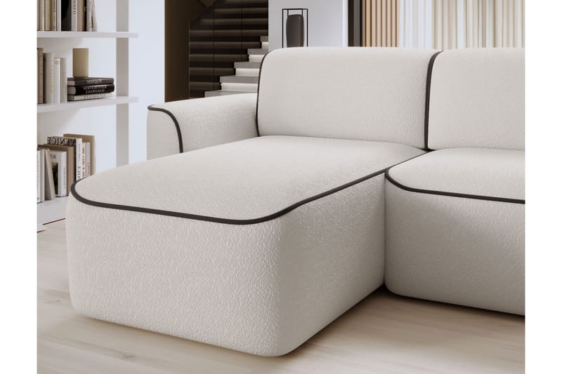 Ume 4-personers Sofa med Divan - Hvid - Møbler - Sofaer - Sofa med chaiselong