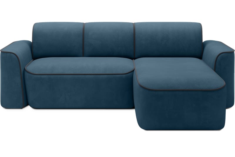 Ume 4-personers Sofa med Chaiselong - Blå - Møbler - Sofaer - Sofa med chaiselong