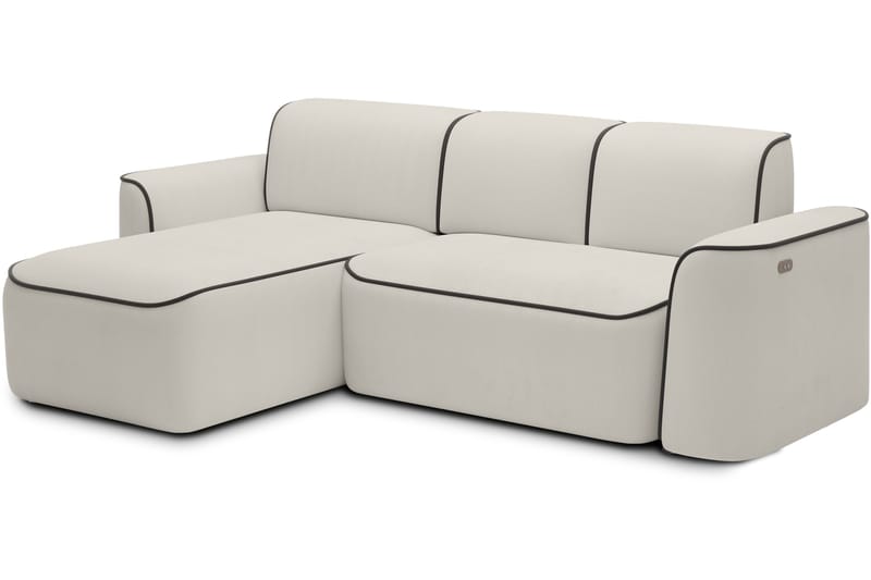 Ume 4-personers Sofa med Divan - Beige - Møbler - Sofaer - Sofa med chaiselong