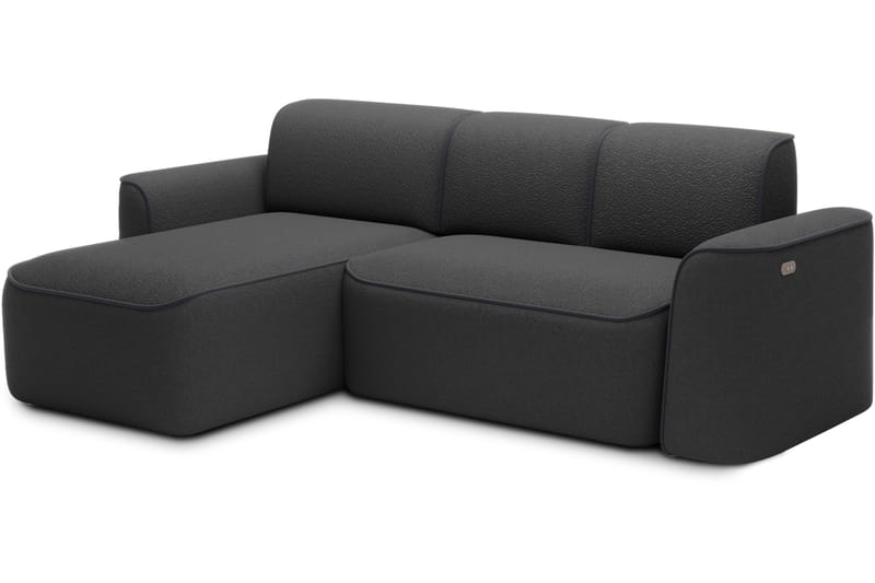 Ume 4-personers Sofa med Divan - Mørk grå - Møbler - Sofaer - Sofa med chaiselong