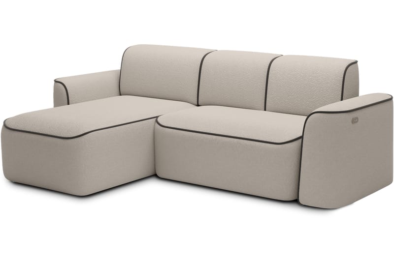 Ume 4-personers Sofa med Chaiselong - Beige - Møbler - Sofaer - Sofa med chaiselong