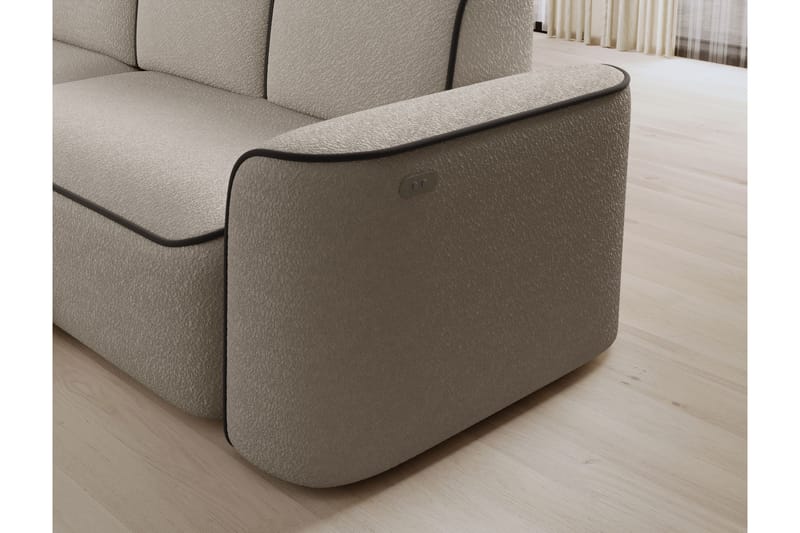 Ume 4-personers Sofa med Chaiselong - Beige - Møbler - Sofaer - Sofa med chaiselong