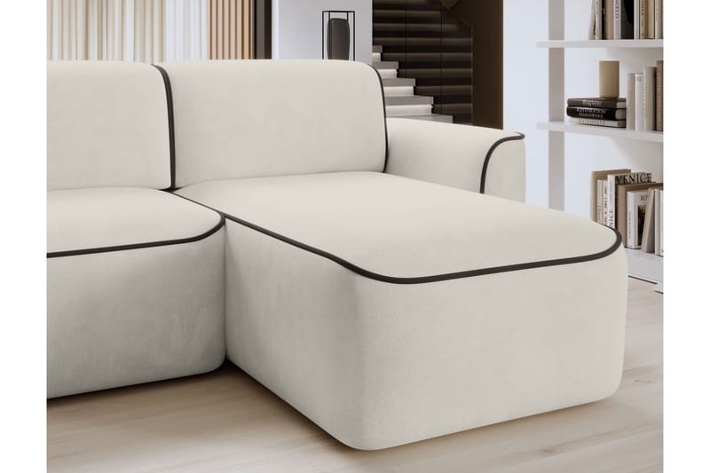 Ume 4-personers Sofa med Chaiselong - Beige - Møbler - Sofaer - Sofa med chaiselong