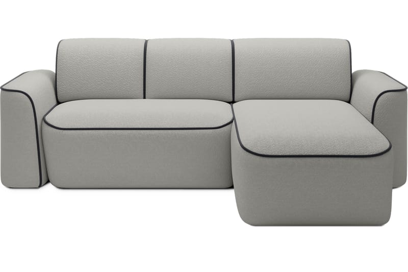 Ume 4-personers Sofa med Chaiselong - Grå - Møbler - Sofaer - Sofa med chaiselong