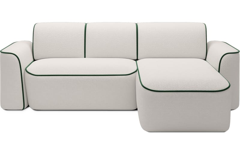 Ume 4-personers Sofa med Chaiselong - Hvid - Møbler - Sofaer - Sofa med chaiselong