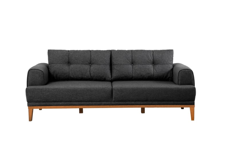 Valsot 3-personers Sofa - Antracit - Møbler - Sofaer - 3 personers sofa