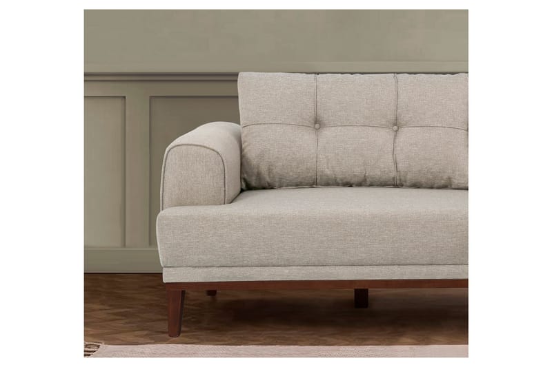 Valsot 3-personers Sofa - Creme - Møbler - Sofaer - 3 personers sofa