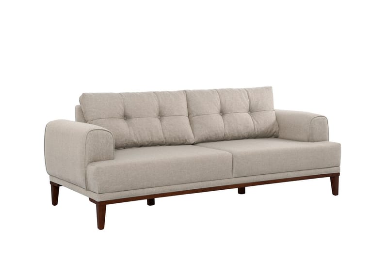 Valsot 3-personers Sofa - Creme - Møbler - Sofaer - 3 personers sofa