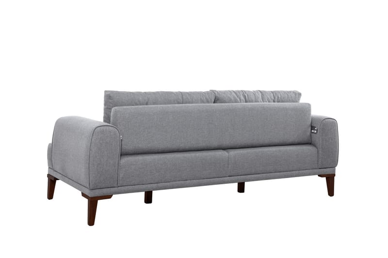 Valsot 3-personers Sofa - Grå - Møbler - Sofaer - 3 personers sofa