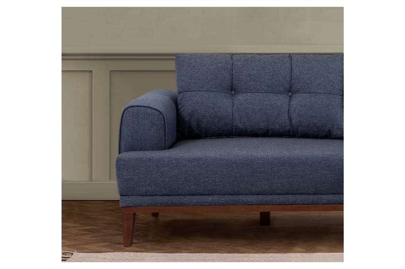 Valsot 3-personers Sofa - Mørkeblå - Møbler - Sofaer - 3 personers sofa