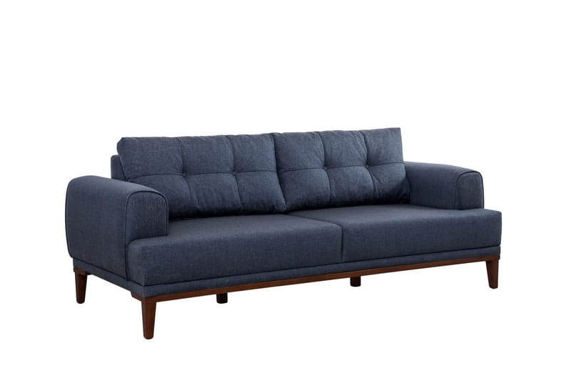 Valsot 3-personers Sofa - Mørkeblå - Møbler - Sofaer - 3 personers sofa