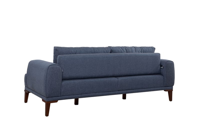 Valsot 3-personers Sofa - Mørkeblå - Møbler - Sofaer - 3 personers sofa