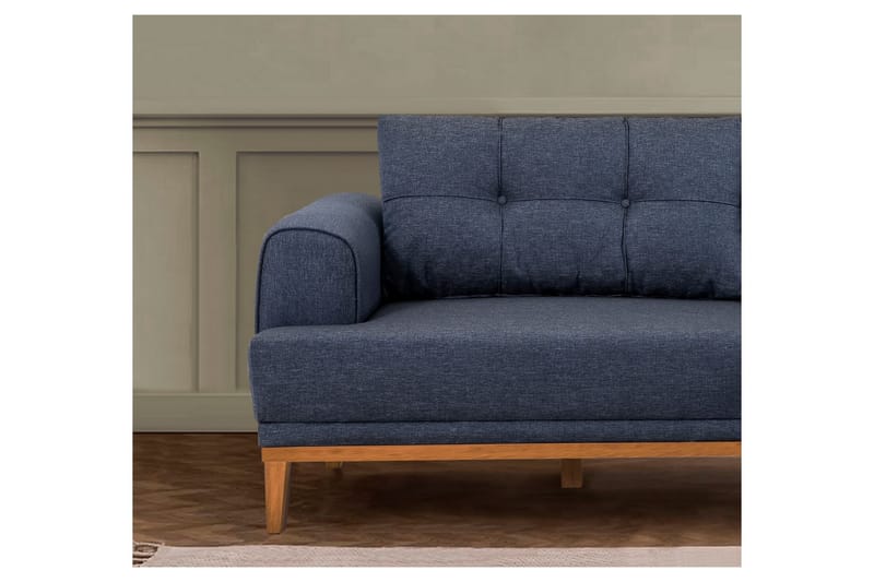 Valsot 3-personers Sofa - Mørkeblå - Møbler - Sofaer - 3 personers sofa