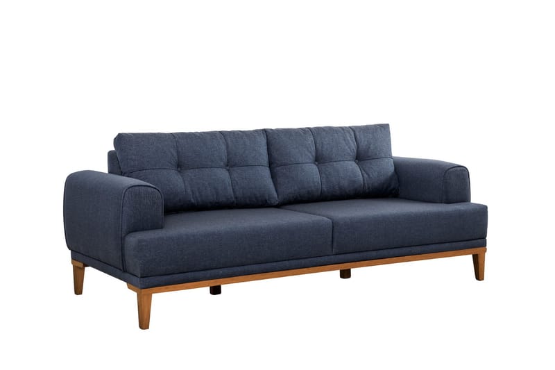 Valsot 3-personers Sofa - Mørkeblå - Møbler - Sofaer - 3 personers sofa