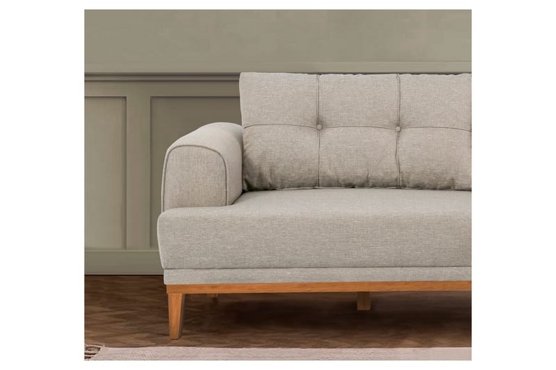 Valsot 3-personers Sofa - Creme - Møbler - Sofaer - 3 personers sofa