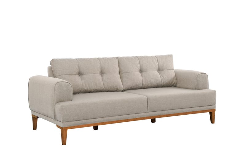 Valsot 3-personers Sofa - Creme - Møbler - Sofaer - 3 personers sofa