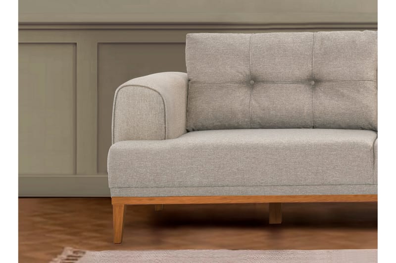 Valsot 4-personers Sofa med Chaiselong - Creme - Møbler - Sofaer - Sofa med chaiselong