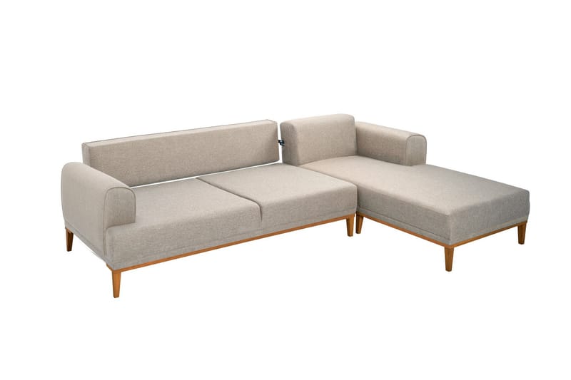 Valsot 4-personers Sofa med Chaiselong - Creme - Møbler - Sofaer - Sofa med chaiselong