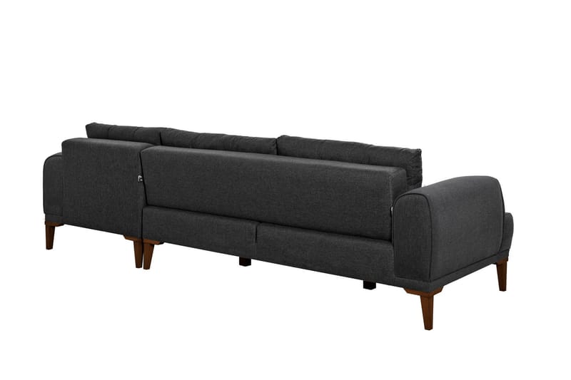 Valsot 4-personers Sofa med Chaiselong - Antracit - Møbler - Sofaer - Sofa med chaiselong