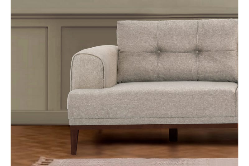 Valsot 4-personers Sofa med Chaiselong - Creme - Møbler - Sofaer - Sofa med chaiselong