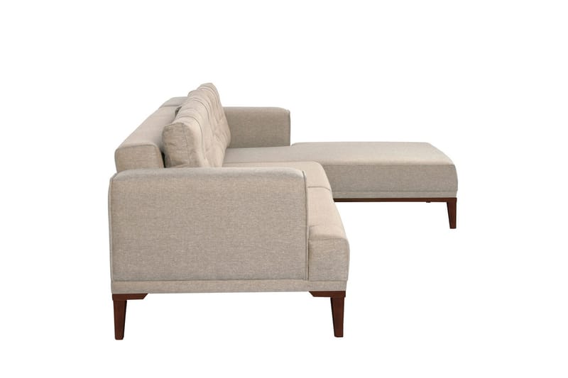 Valsot 4-personers Sofa med Chaiselong - Creme - Møbler - Sofaer - Sofa med chaiselong