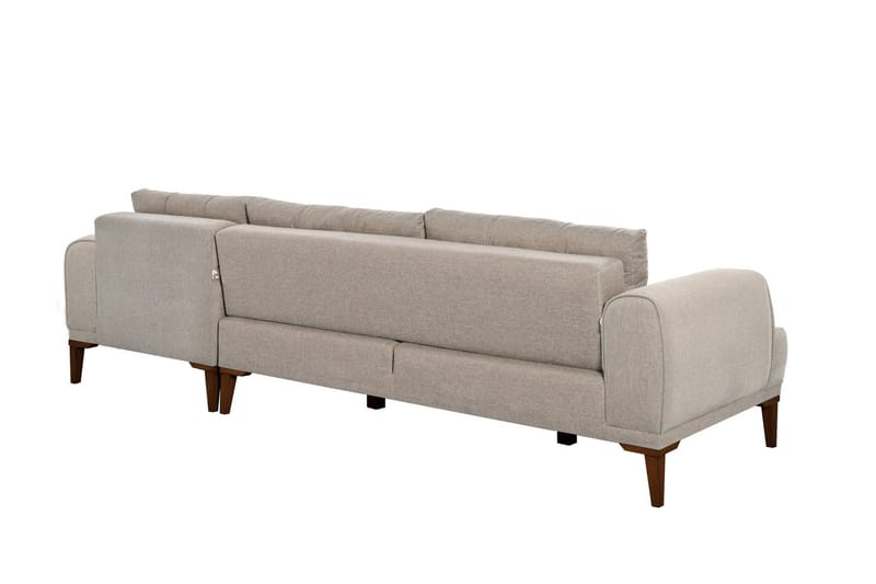 Valsot 4-personers Sofa med Chaiselong - Creme - Møbler - Sofaer - Sofa med chaiselong