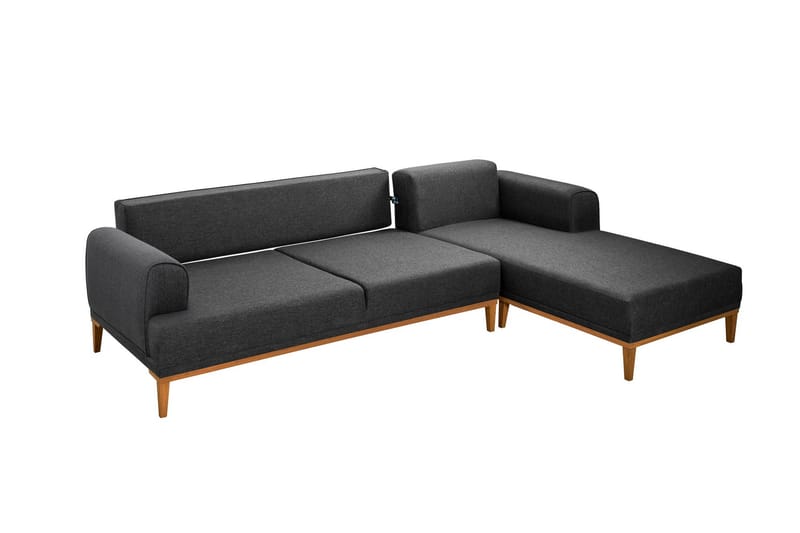 Valsot 4-personers Sofa med Chaiselong - Antracit - Møbler - Sofaer - Sofa med chaiselong