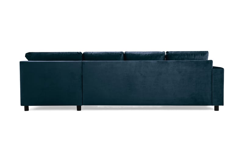 Crazy U-sofa Stor Chaiselong Venstre Velour - Midnatblå - Møbler - Sofaer - U Sofa