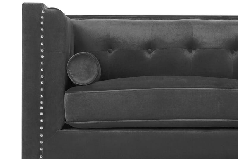 Llawhaden sofa velour - Grå - Møbler - Sofaer - Velour sofaer