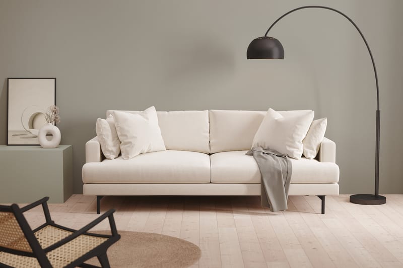 Menard Dyb 4-personers Sofa Fløjl 205 cm bred - Møbler - Sofaer - Velour sofaer