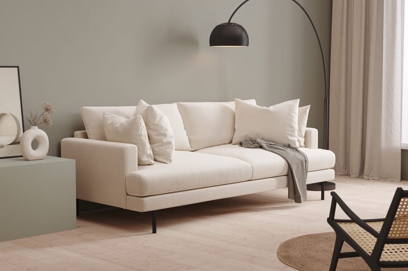 Menard Dyb 4-personers Sofa Fløjl 205 cm bred - Møbler - Sofaer - Velour sofaer