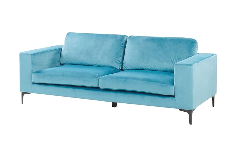 Nikkala Veloursofa - Blå - Møbler - Sofaer - Velour sofaer