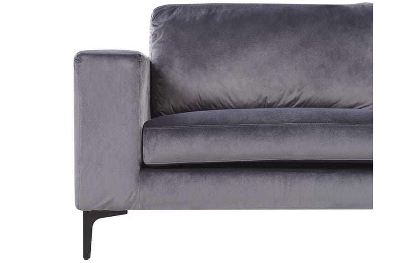 Nikkala Veloursofa - Grå - Møbler - Sofaer - Velour sofaer