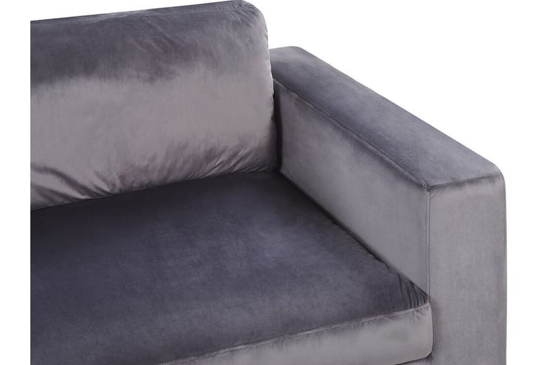 Nikkala Veloursofa - Grå - Møbler - Sofaer - Velour sofaer