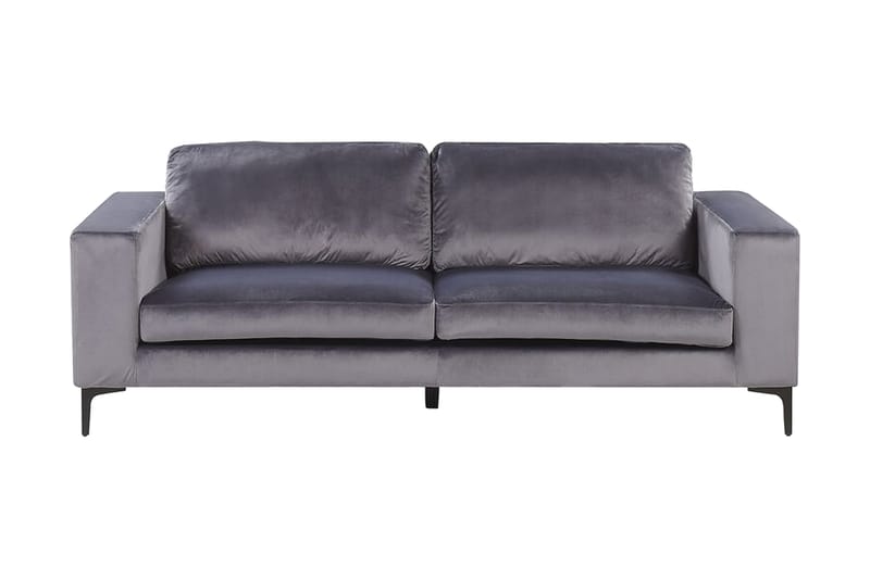 Nikkala Veloursofa - Grå - Møbler - Sofaer - Velour sofaer