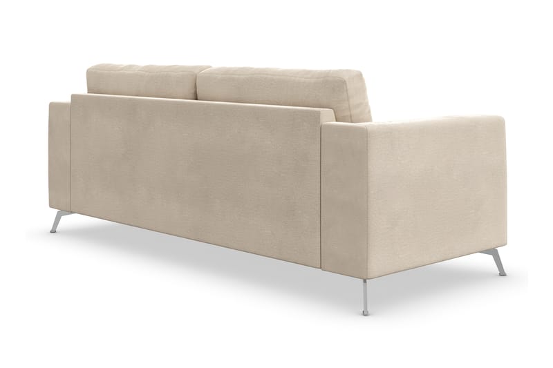 Ocean Lyx 3-Pers. Sofa - Beige/Velour - Møbler - Sofaer - Velour sofaer