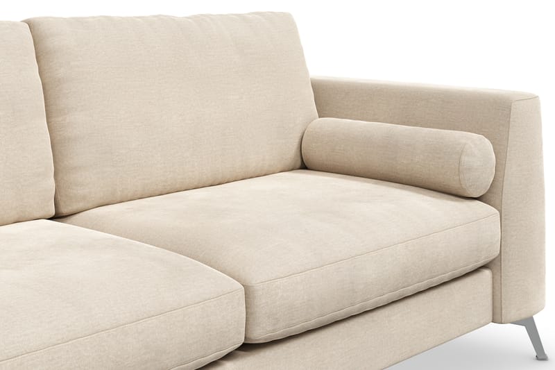 Ocean Lyx 3-Pers. Sofa - Beige/Velour - Møbler - Sofaer - Velour sofaer