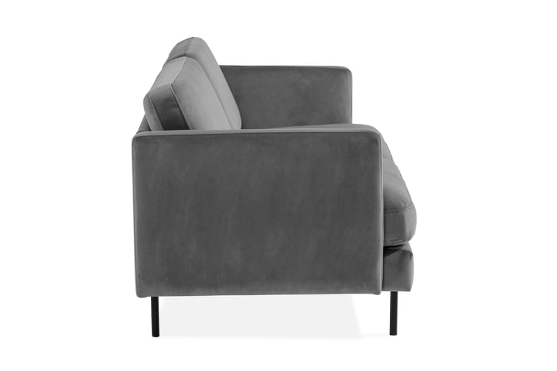 Teodin velour sofa 3-pers. - Møbler - Sofaer - Velour sofaer