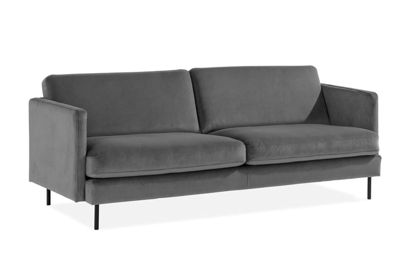 Teodin velour sofa 3-pers. - Møbler - Sofaer - Velour sofaer