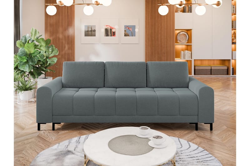 Vilshult Sofa 3-seter - Grå - Møbler - Sofaer - 3 personers sofa