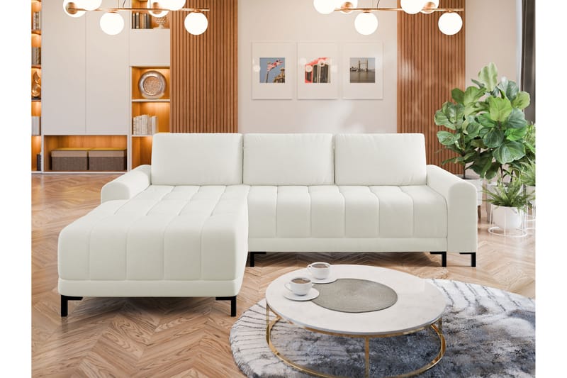 Vilshult Sofa med Divan 3-personers - Hvid - Møbler - Sofaer - Sofa med chaiselong