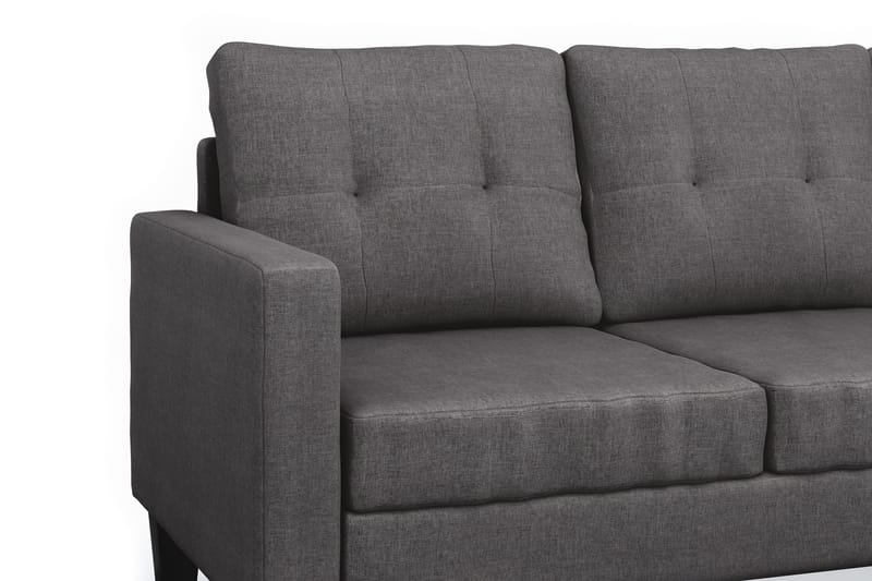 Vislanda 3-personers Sofa med Chaiselong - Grå - Møbler - Sofaer - Sofa med chaiselong