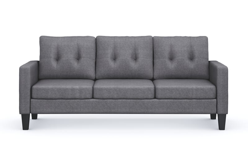 Vislanda 3-personers Sofa - Grå - Møbler - Sofaer - 3 personers sofa