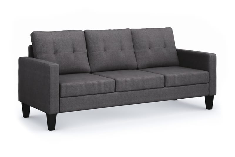 Vislanda 3-personers Sofa - Grå - Møbler - Sofaer - 3 personers sofa