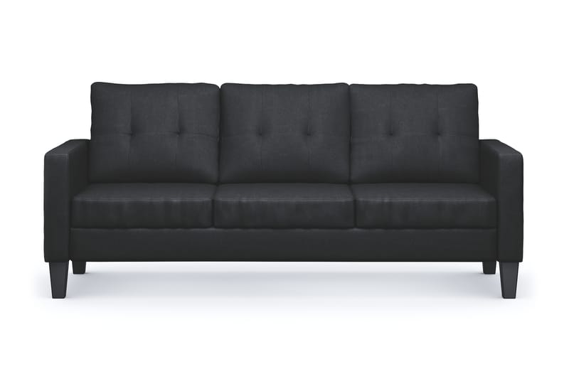 Vislanda 3-personers Sofa - Sort - Møbler - Sofaer - 3 personers sofa