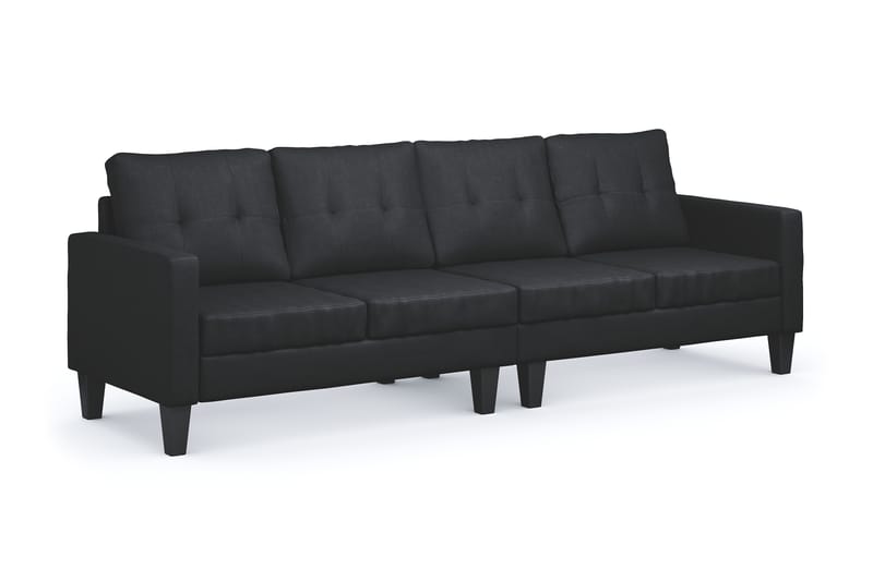 Vislanda 4-personers Sofa - Sort - Møbler - Sofaer - 4 personers sofa