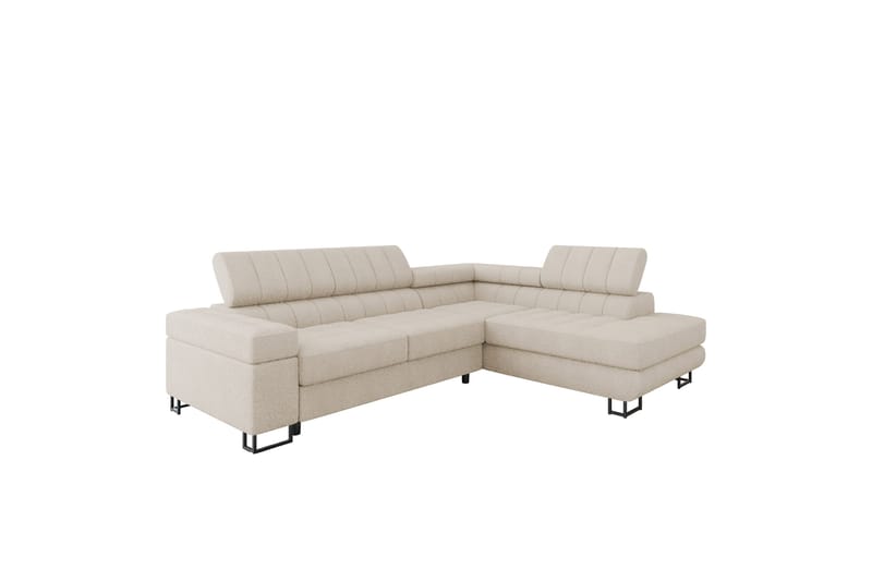 Warwick Sofa med Sjeselong 3-seter - Beige - Møbler - Sofaer - Sofa med chaiselong