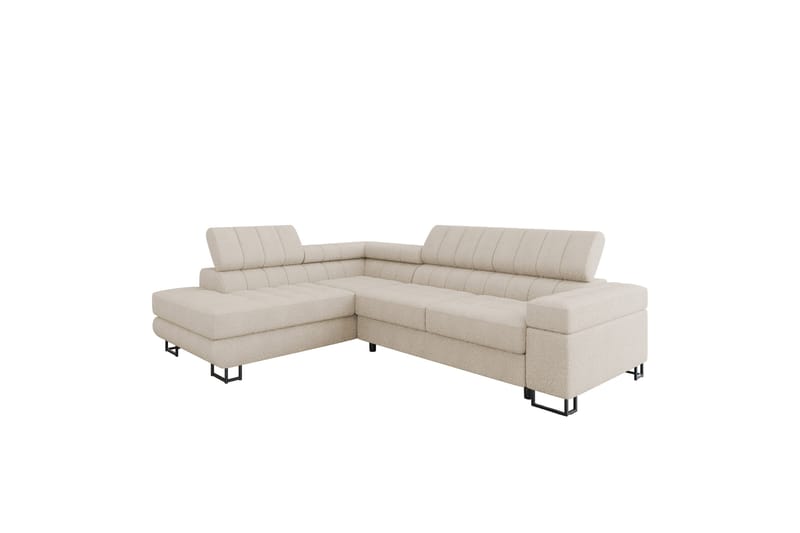 Warwick Sofa med Sjeselong 3-seter - Beige - Møbler - Sofaer - Sofa med chaiselong